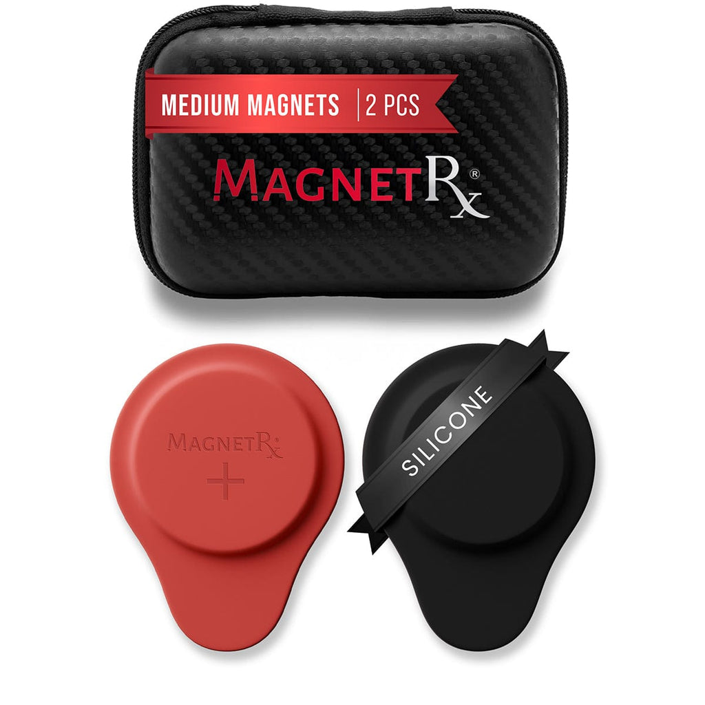 MagnetRX Biomagnetic Therapy Magnet Set — Neodymium & Silicone (2 Medium Magnets) — detail shot 10