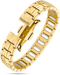 MagnetRX EllipseMAX Magnetic Bracelet for Men (Gold) — main product shot