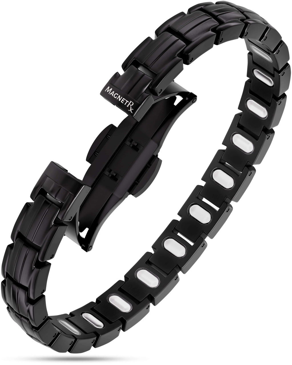 MagnetRX EllipseMAX Magnetic Bracelet for Women (Black) — main product shot