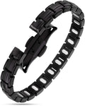 MagnetRX EllipseMAX Magnetic Bracelet for Women (Black) — main product shot