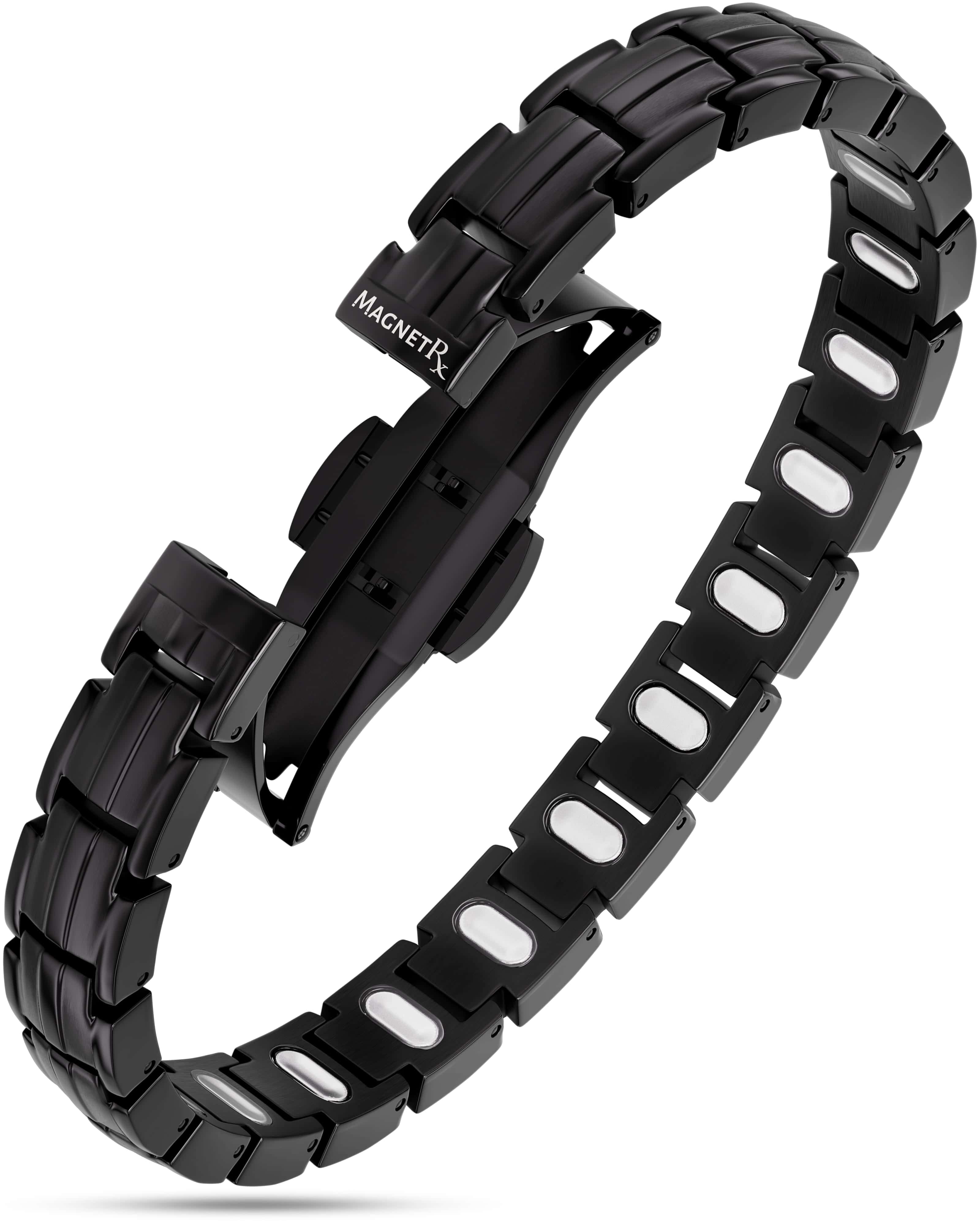 MagnetRX EllipseMAX Magnetic Bracelet for Women (Black) — main product shot