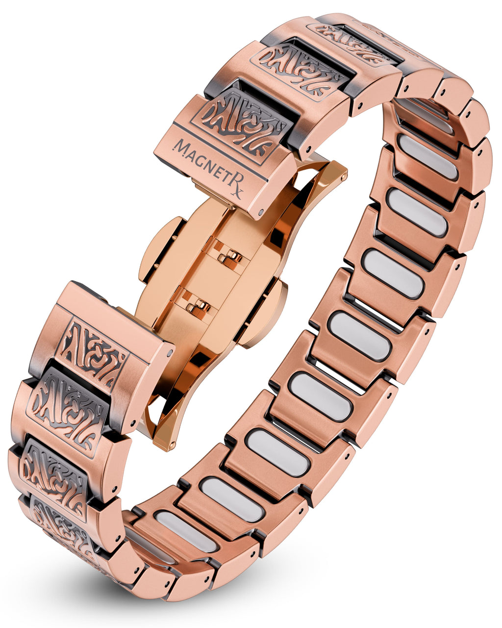 MagnetRX EllipseMAX Magnetic Copper Bracelet for Men (Viking) — main product shot