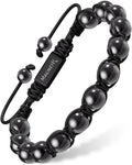 MagnetRX High Power Magnetic Hematite Bracelet Bali Style — main product shot