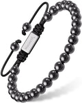 MagnetRX High Power Magnetic Hematite Bracelet Classic 6mm Bead — main product shot