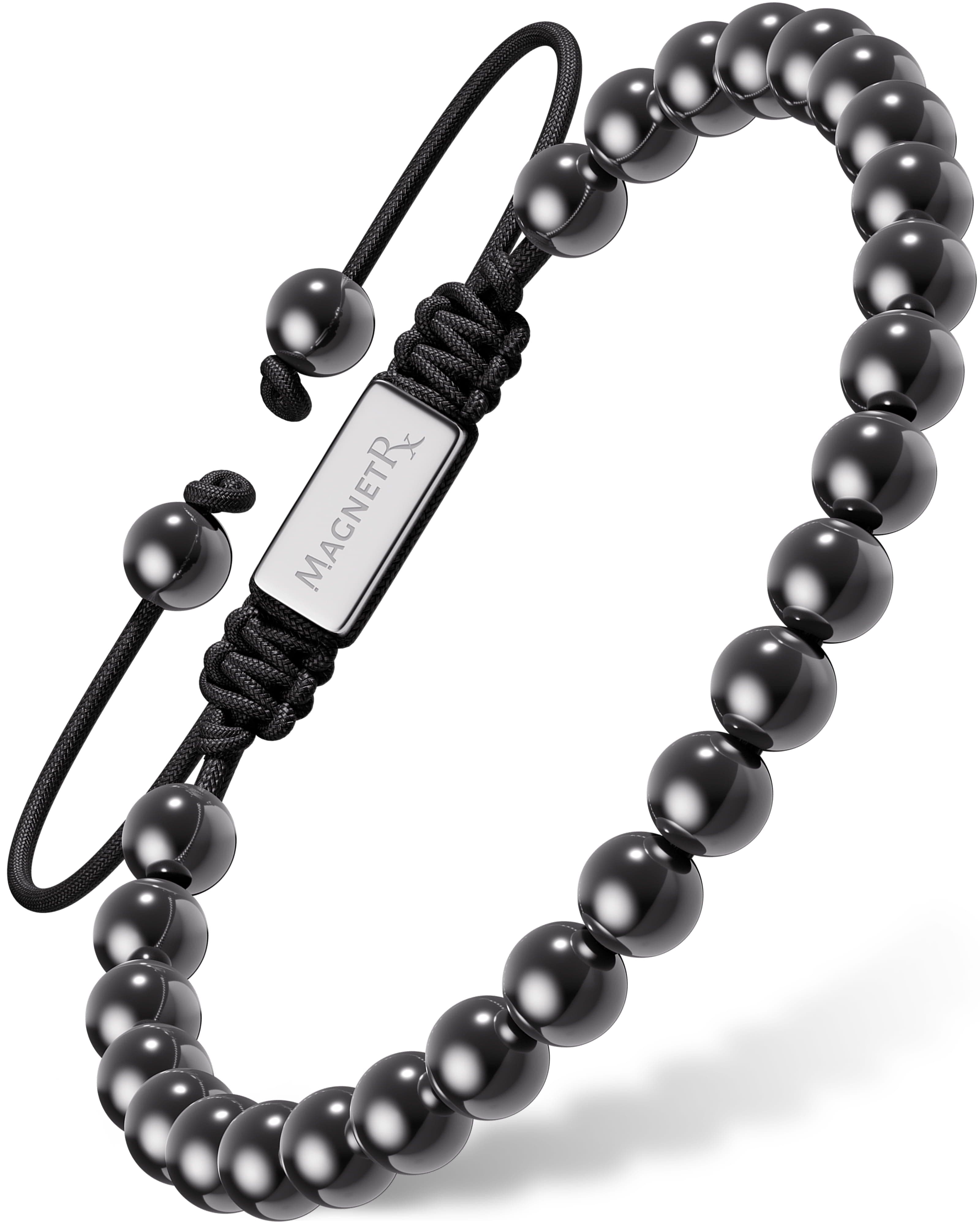 MagnetRX High Power Magnetic Hematite Bracelet Classic 6mm Bead — main product shot