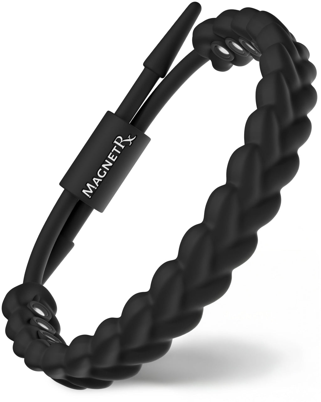 MagnetRX Magnetic Silicone Golf Bracelets (Braided) — main product shot
