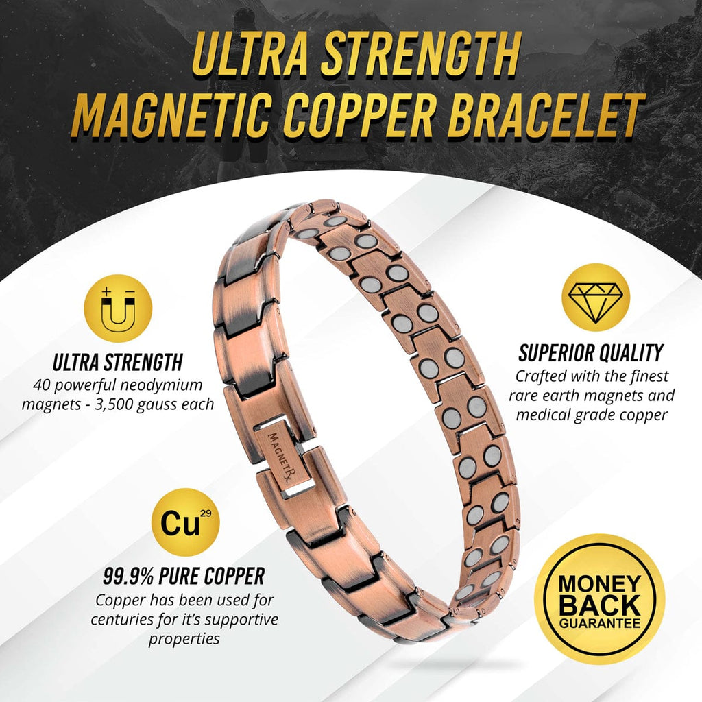 MagnetRX Ultra Strength Pure Copper Magnetic Therapy Bracelet (Leo) — bracelet category context