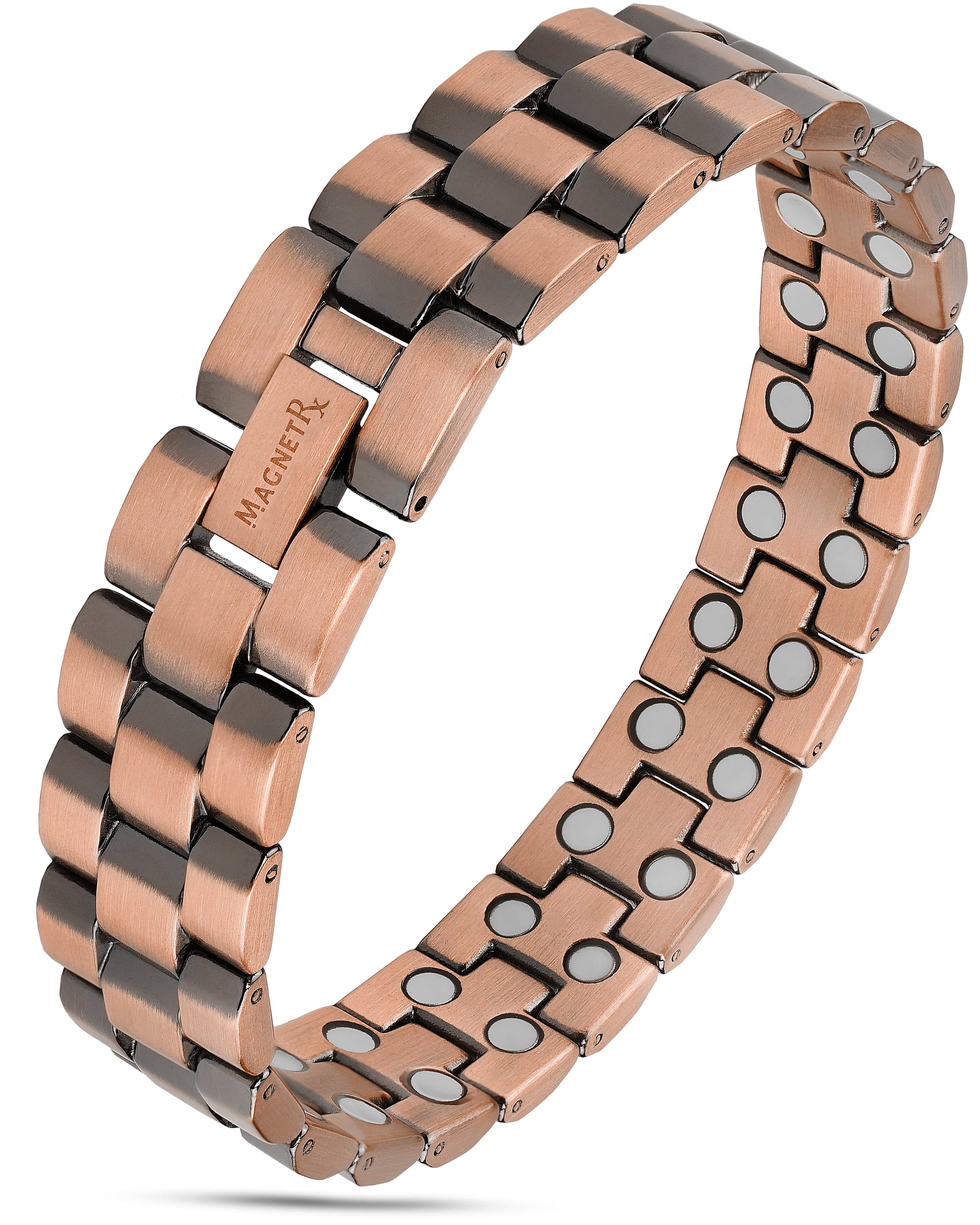 MagnetRX Ultra Strength Pure Copper Magnetic Therapy Bracelet (President) — main product shot