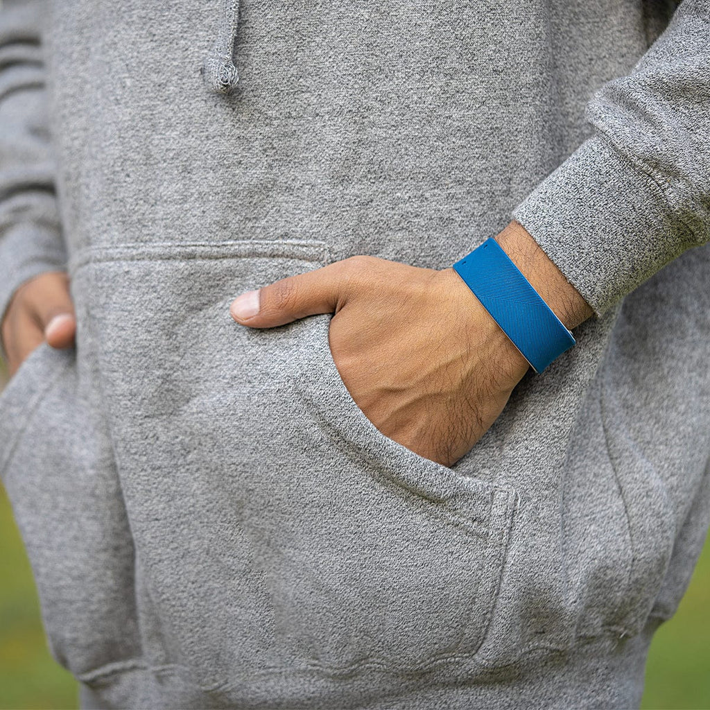 MagnetRX Ultra Strength Sports Magnetic Bracelet (Navy) — Navy detail