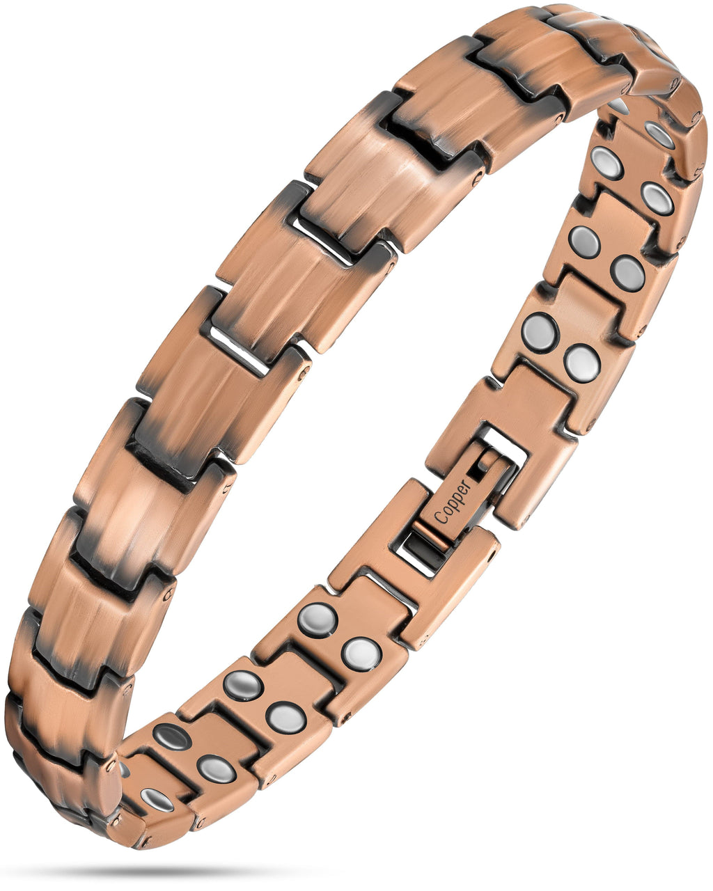 MagnetRX Women's Ultra Strength Pure Copper Magnetic Therapy Bracelet (Classic) — main product shot