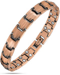 MagnetRX Women's Ultra Strength Pure Copper Magnetic Therapy Bracelet (Classic) — main product shot