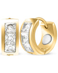 MagnetRX Crystal Magnetic Therapy Earrings for Women (Gold) — main product shot