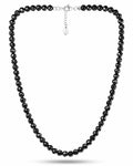 MagnetRX Magnetic Hematite Necklace (6mm Faceted Beads) — main product shot
