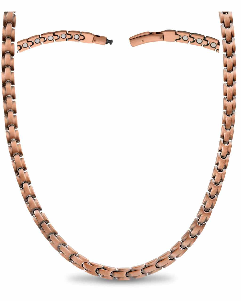 MagnetRX Powerful Copper Magnetic Therapy Necklace Classic Chain — main product shot