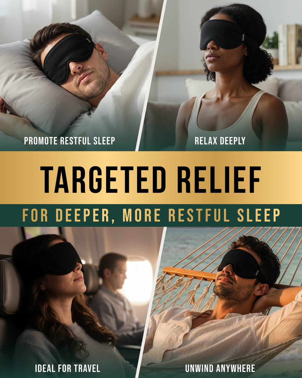 MagnetRX Magnetic Sleep Mask — construction detail