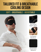 MagnetRX Magnetic Sleep Mask — MagnetRX branding close-up