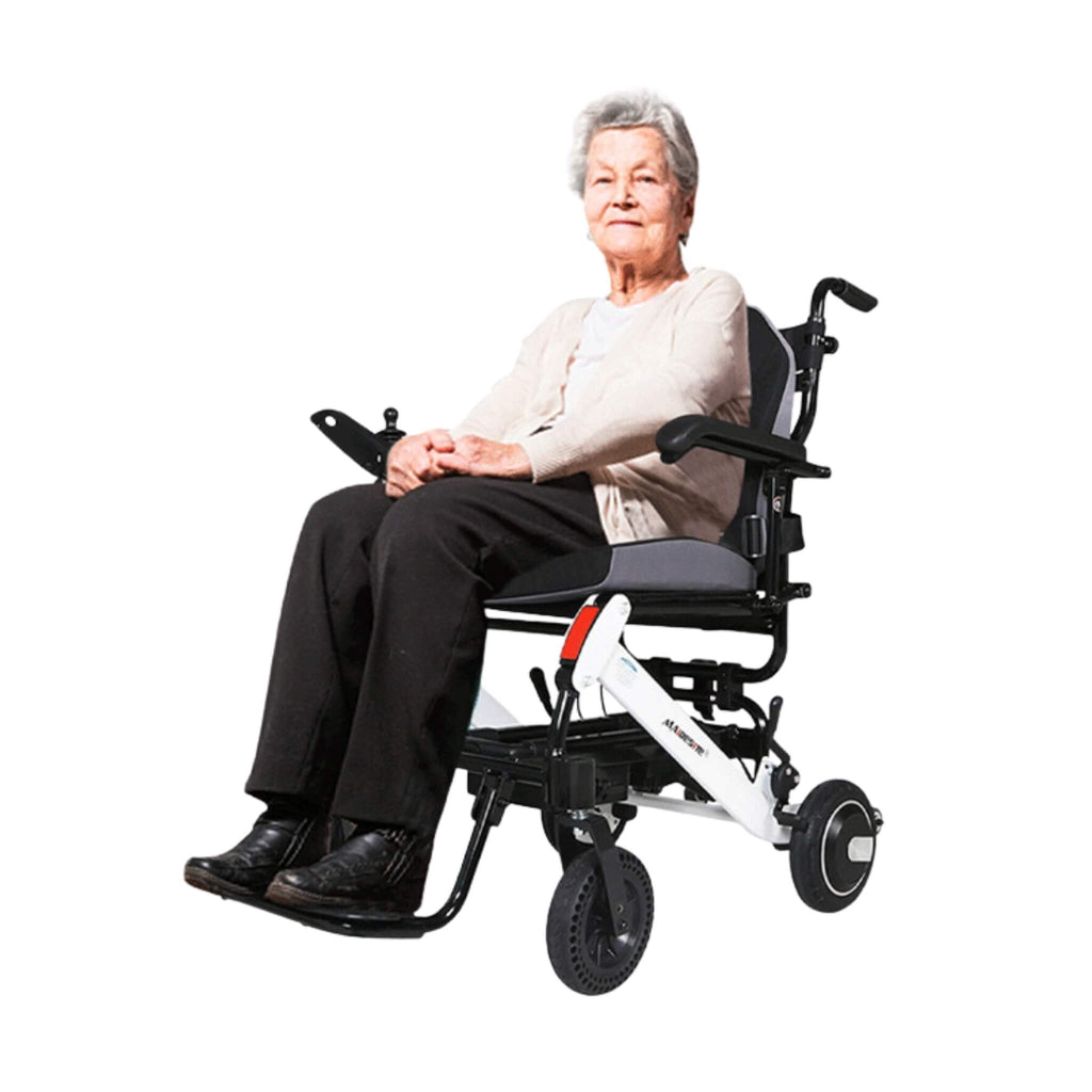 Maidesite 17.5-Inch 500W Wide Seat Lightweight Electric Folding Wheelchair (SAK33689) – SAKSBY WHOLESALE, view 6