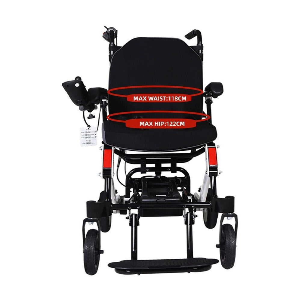 Maidesite 17.5-Inch 500W Wide Seat Lightweight Electric Folding Wheelchair (SAK33689) – SAKSBY WHOLESALE, view 7