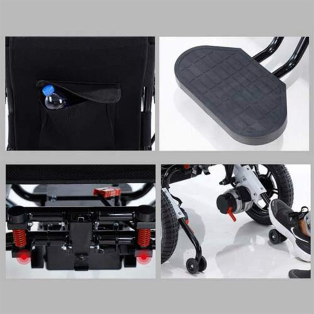 Maidesite 17.5-Inch 500W Wide Seat Lightweight Electric Folding Wheelchair (SAK33689) – SAKSBY WHOLESALE, view 19