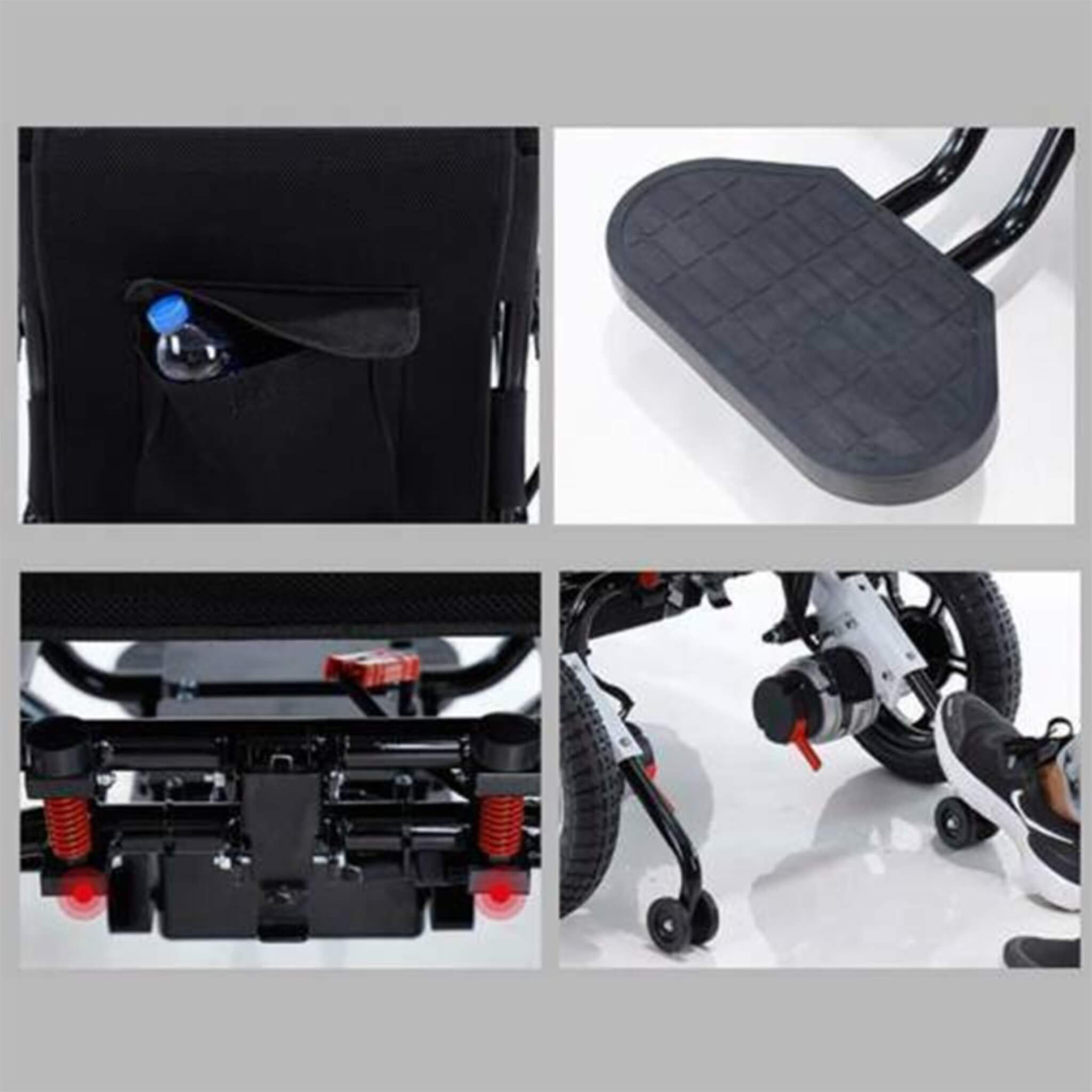 Maidesite 17.5-Inch 500W Wide Seat Lightweight Electric Folding Wheelchair (SAK33689) – SAKSBY WHOLESALE, view 19