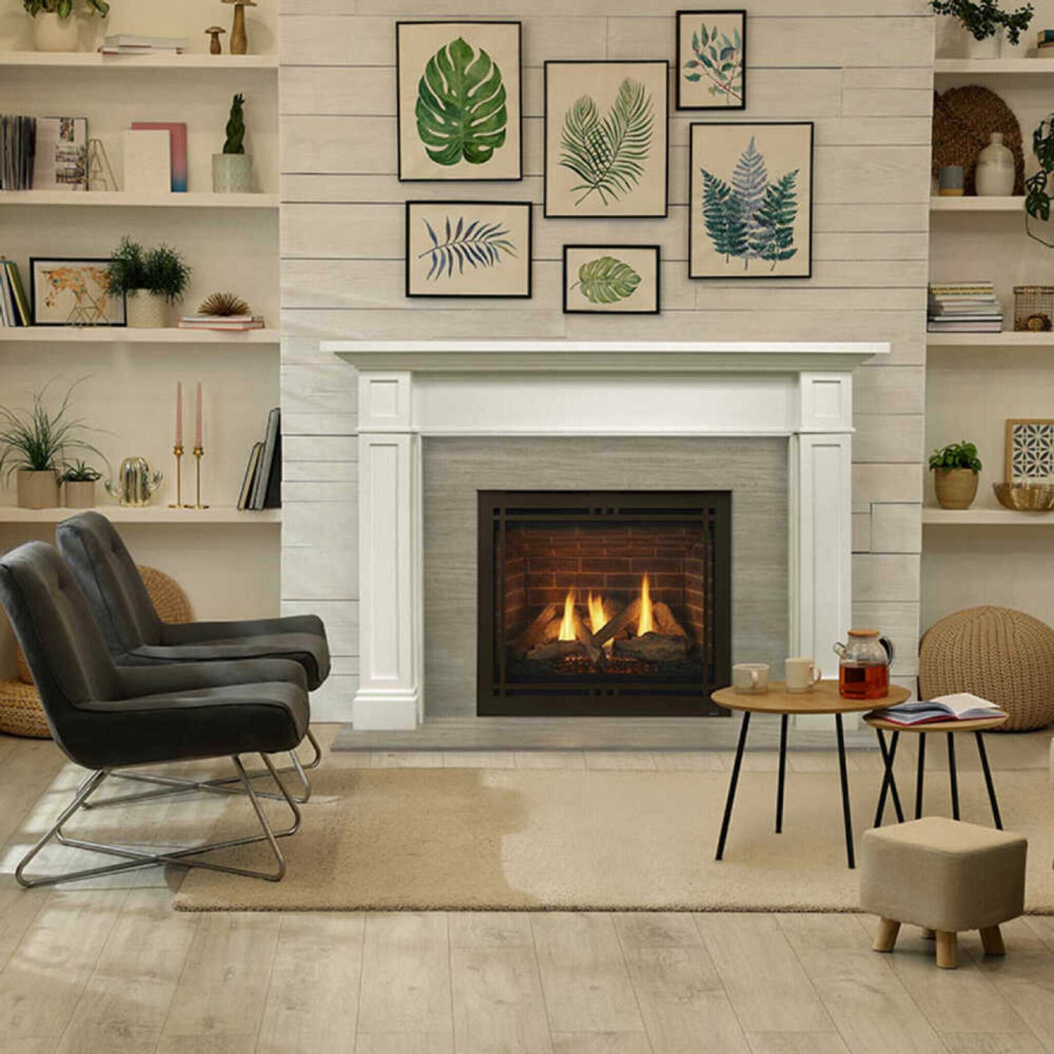 Majestic Quartz 36-Inch Platinum Direct Vent Fireplace [QUARTZPLA36IN/IL] (SAK03613) – SAKSBY WHOLESALE, view 3