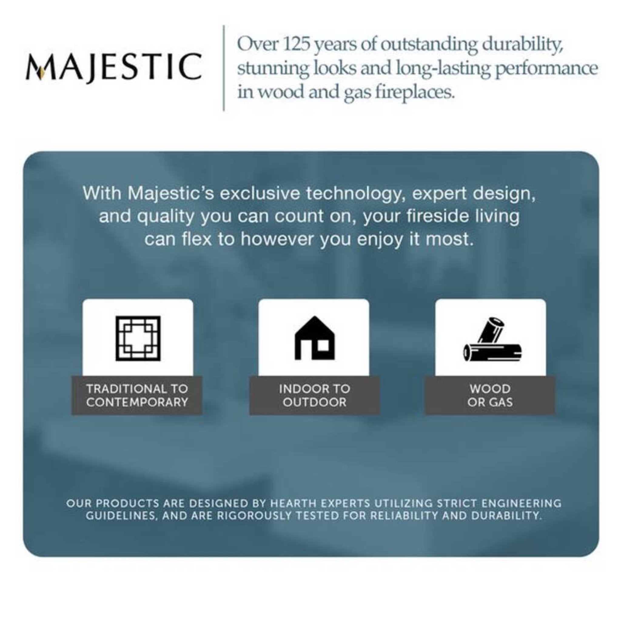 Majestic Meridian 42-Inch Natural Gas Fireplace [MER42N] (SAK43895) – SAKSBY WHOLESALE, view 11