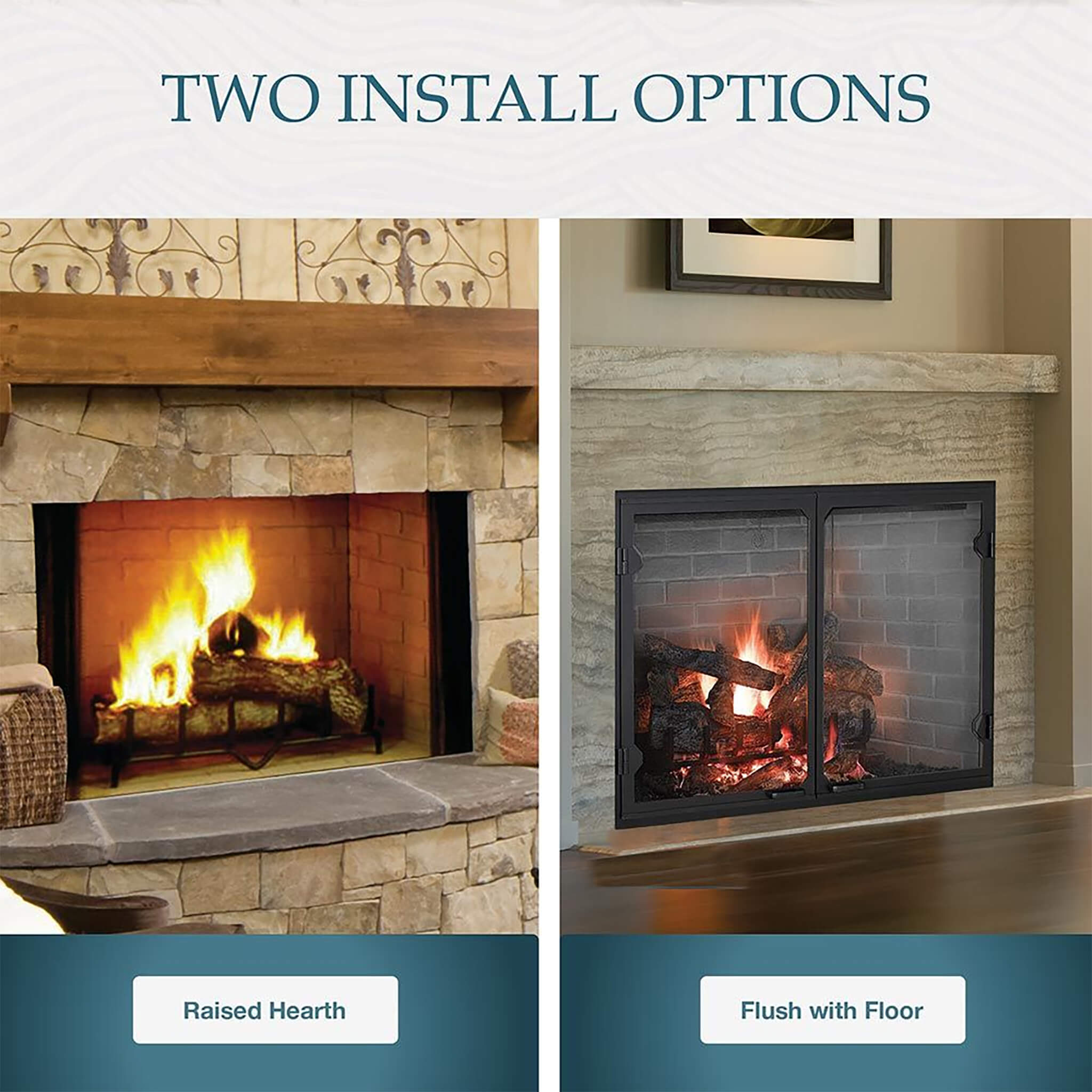 Majestic Biltmore 50-Inch Herringbone Pattern Open Wood-Burning Fireplace [SB100HB] (SAK62529) – SAKSBY WHOLESALE, view 7