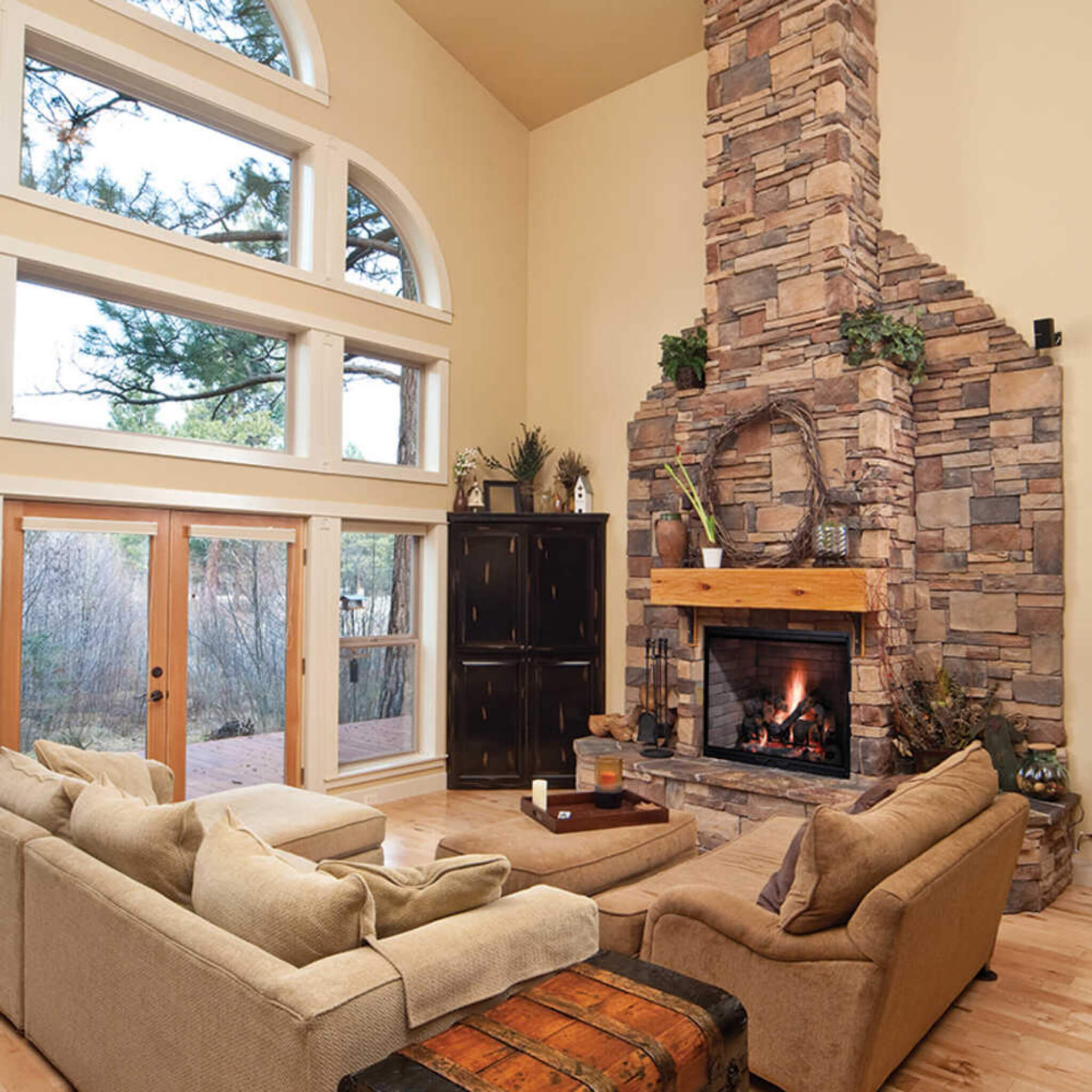 Majestic Biltmore 42-Inch Herringbone Pattern Open Wood Burning Fireplace [SB80HB] (SAK62149) – SAKSBY WHOLESALE, view 4