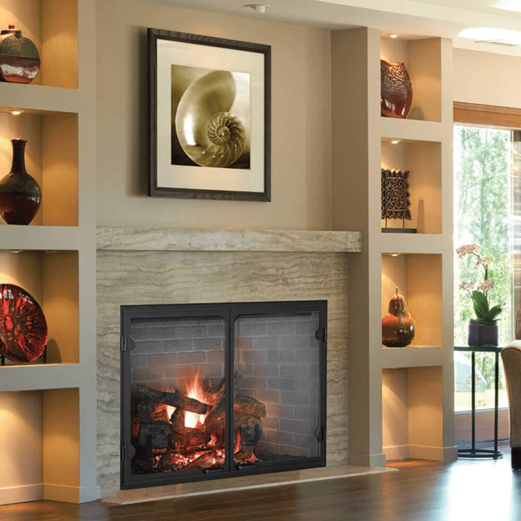 Majestic Biltmore Radiant 36-Inch Open Wood Burning Fireplace [SB60] (SAK13487) – SAKSBY WHOLESALE, view 8