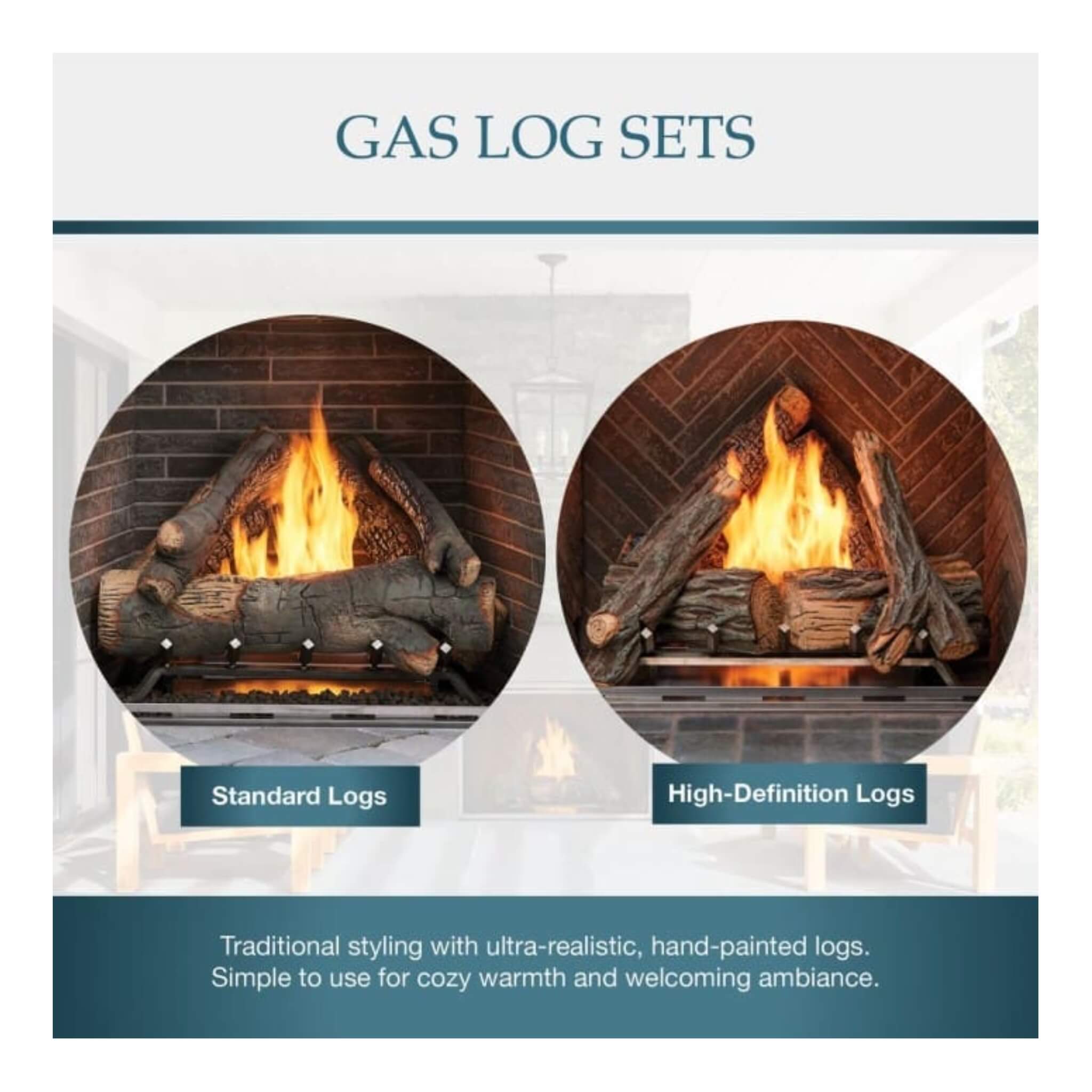 Majestic Courtyard 55K BTU 42-Inch Traditional Outdoor Gas Fireplace With Stacked Concrete Refractory [ODCOUG-42TS] (SAK75312