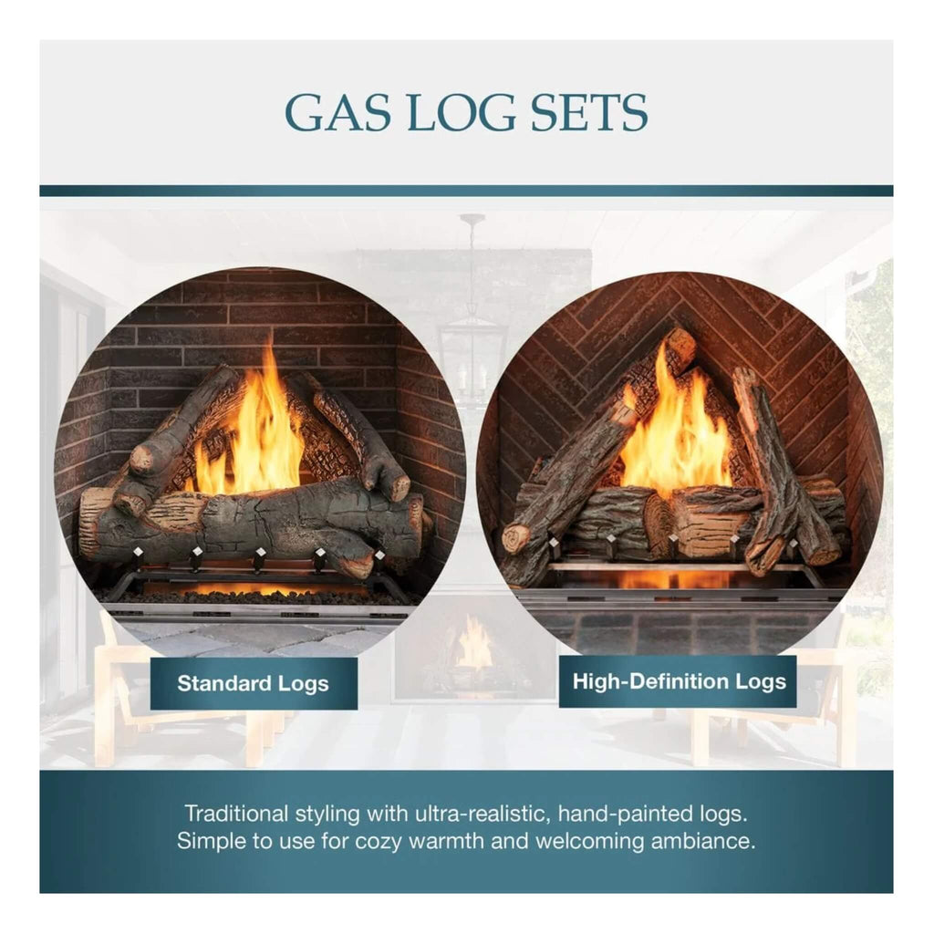 Majestic Courtyard 55K BTU 36-Inch Traditional Outdoor Natural Gas Fireplace (No Refractory) [ODCOUG-36NR] (SAK74218) – SAKSB