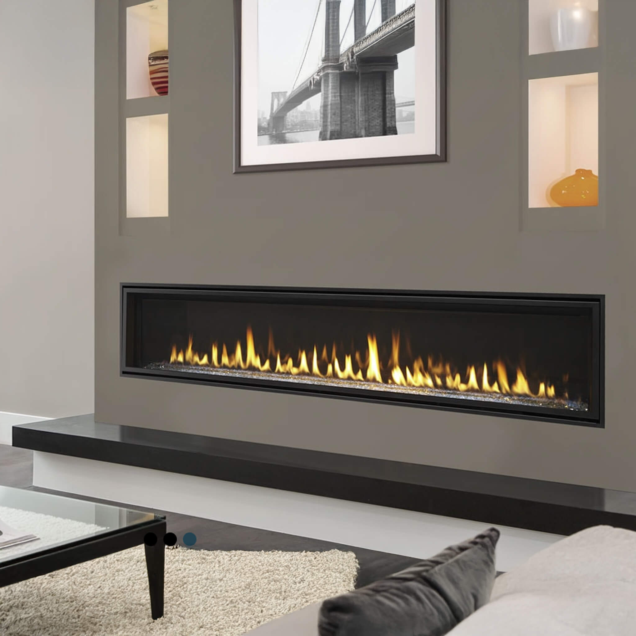 Majestic Echelon II 60-Inch Linear Direct Vent Fireplace [ECHEL60IN-C] (SAK57214) – SAKSBY WHOLESALE, view 3