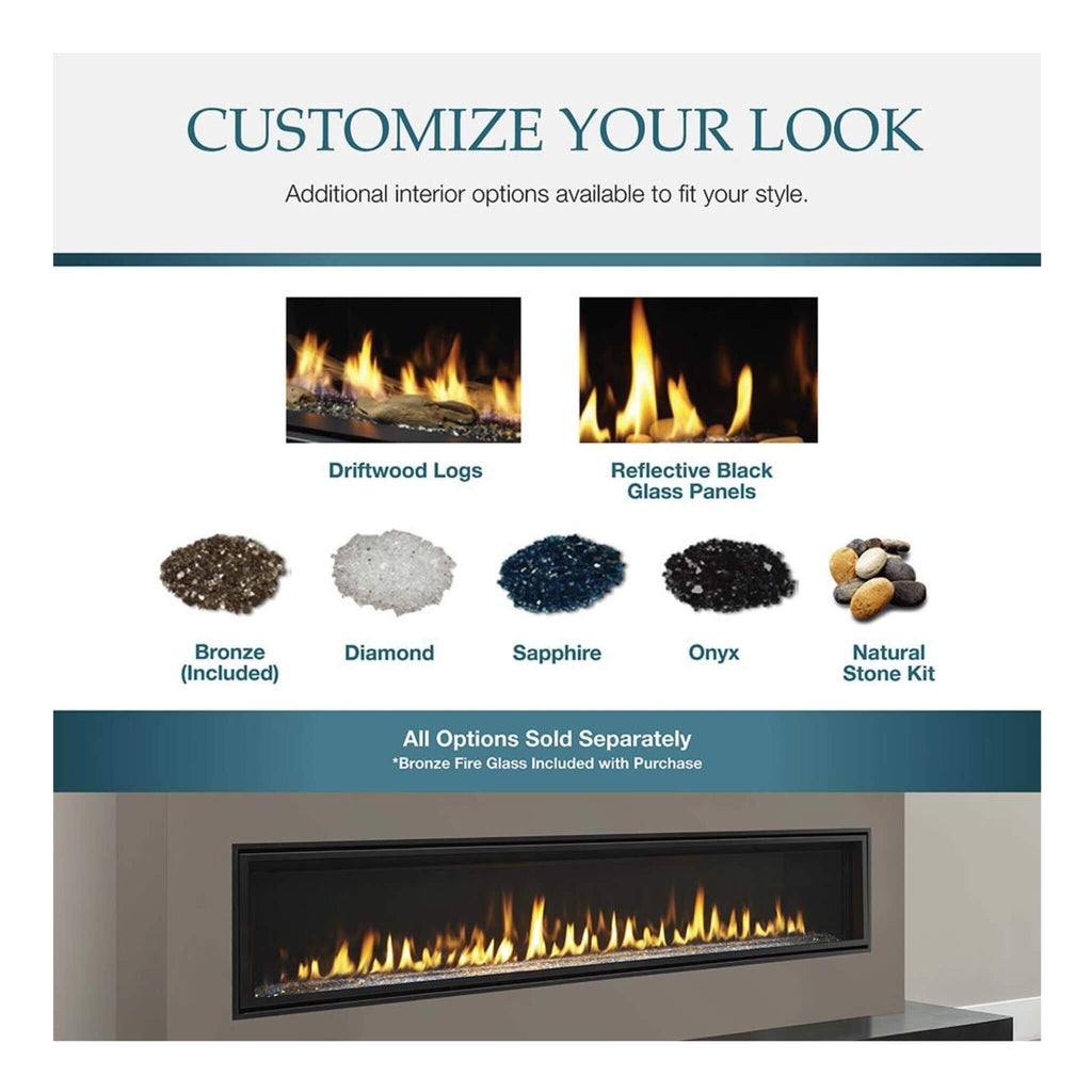 Majestic Echelon II 60-Inch Linear Direct Vent Fireplace [ECHEL60IN-C] (SAK57214) – SAKSBY WHOLESALE, view 7