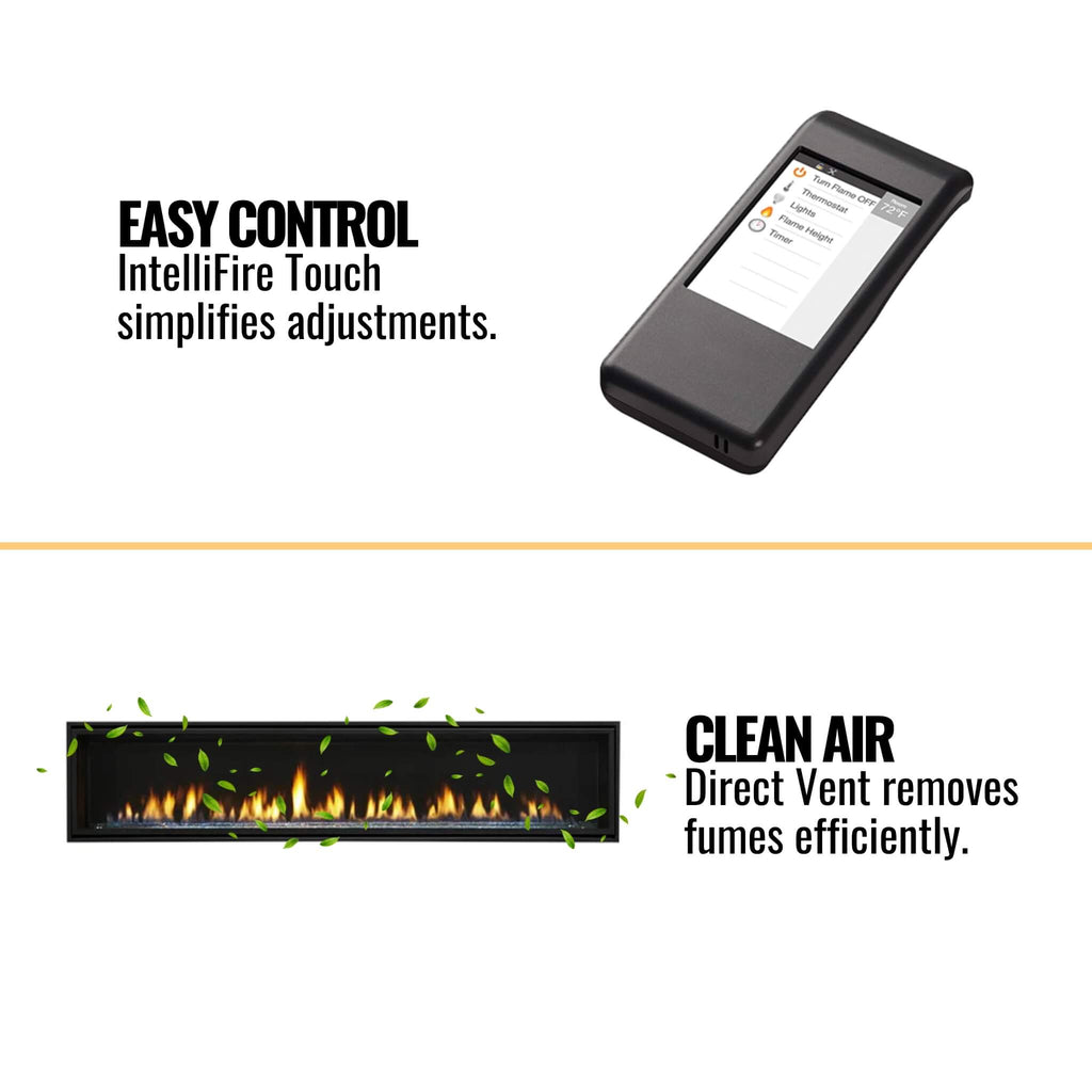 Majestic Echelon II 60-Inch Linear Direct Vent Fireplace [ECHEL60IN-C] (SAK57214) – SAKSBY WHOLESALE, view 13