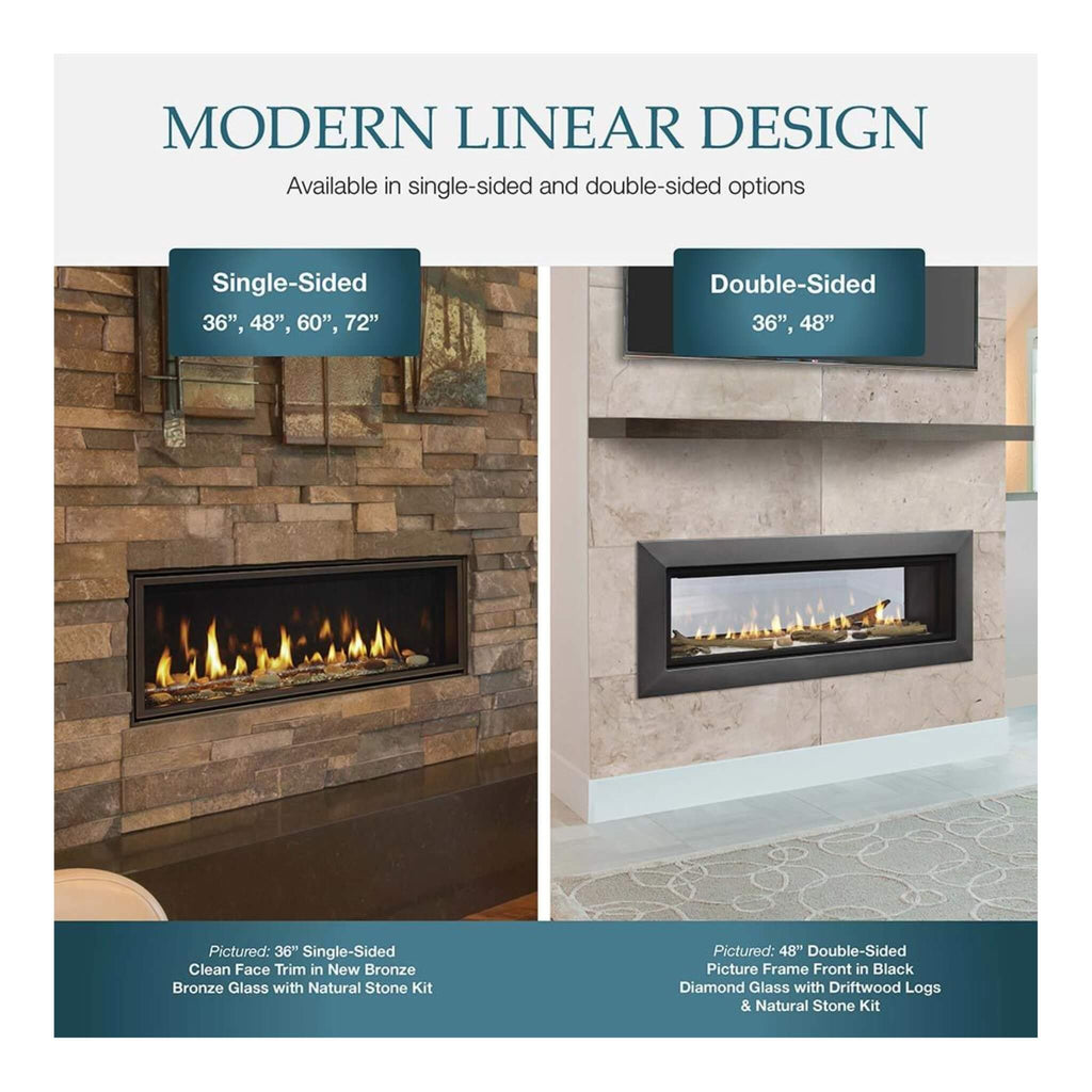 Majestic Echelon II 60-Inch Linear Direct Vent Fireplace [ECHEL60IN-C] (SAK57214) – SAKSBY WHOLESALE, view 16