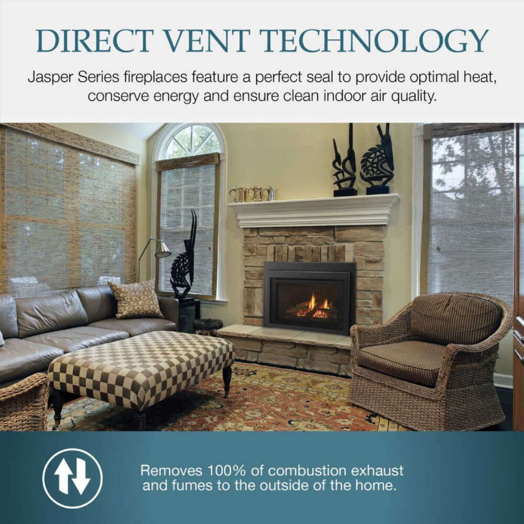 Majestic Jasper 30-Inch Direct Vent Natural Gas Insert [JASPER30IN] (SAK21396) – SAKSBY WHOLESALE, view 6