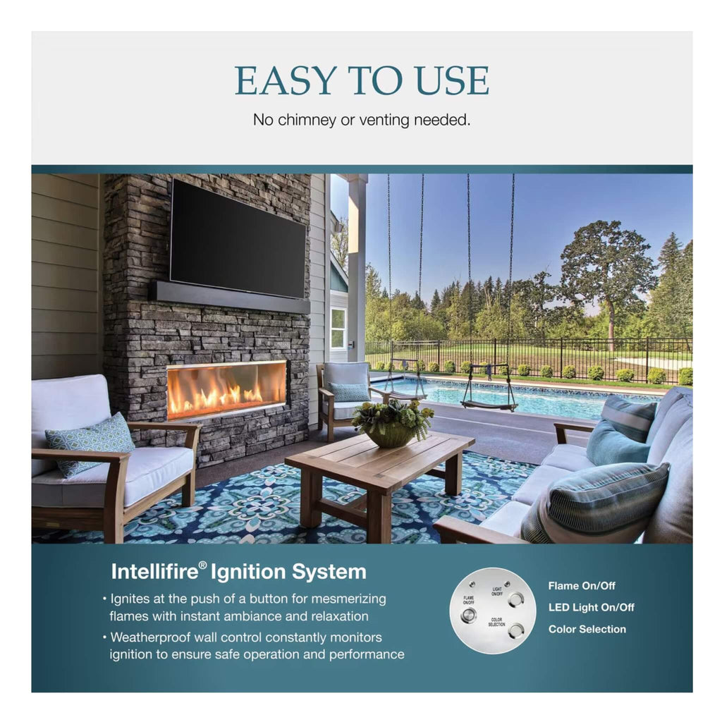Majestic Lanai 60-Inch Single Sided Linear Outdoor Gas Fireplace [ODLANAIG-60] (SAK94821) – SAKSBY WHOLESALE, view 7
