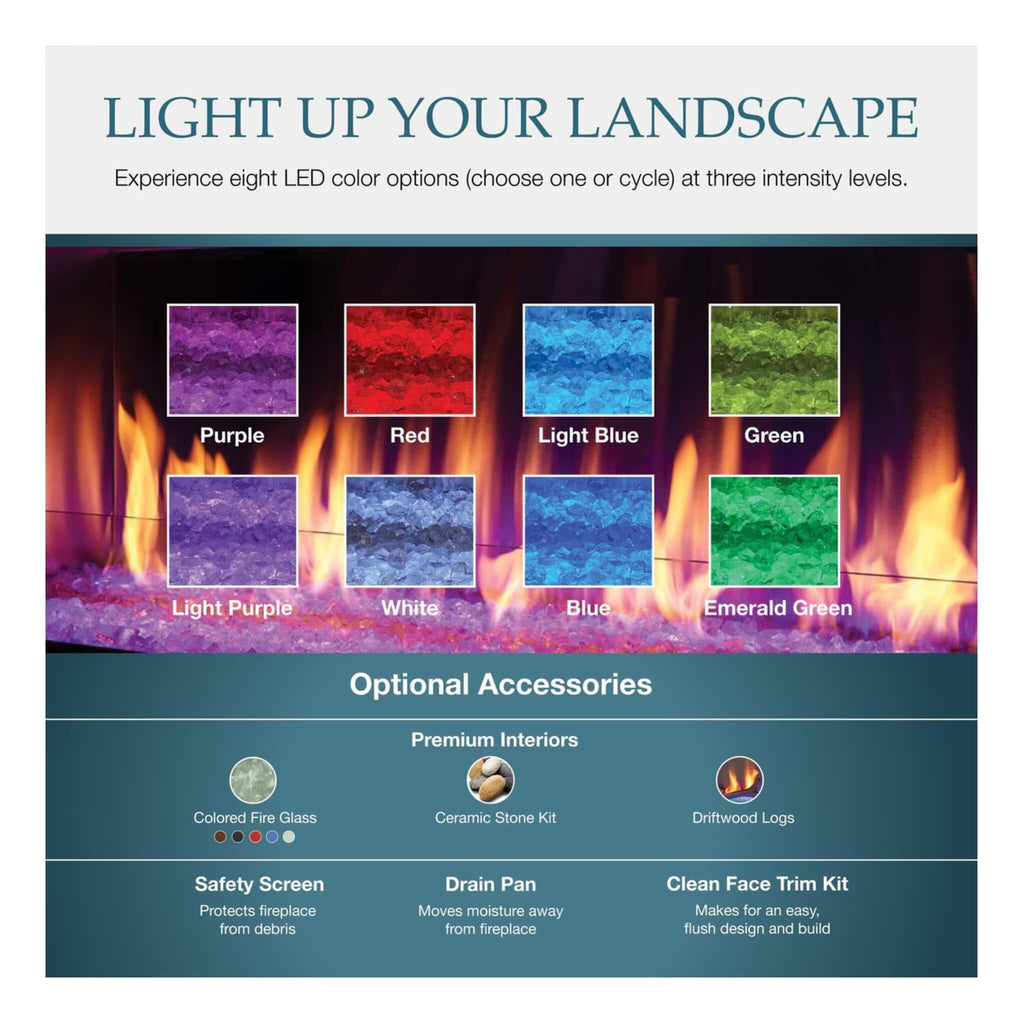 Majestic Lanai 60-Inch Single Sided Linear Outdoor Gas Fireplace [ODLANAIG-60] (SAK94821) – SAKSBY WHOLESALE, view 8