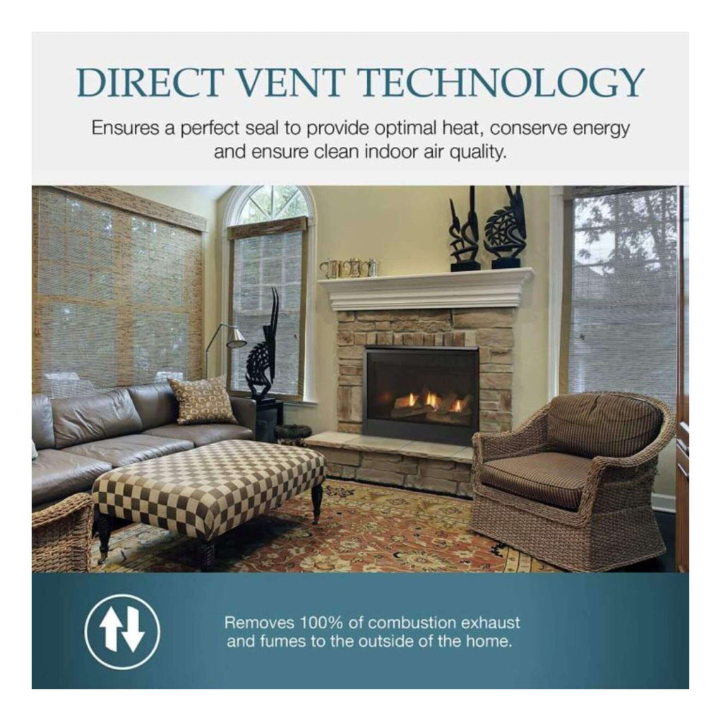 Majestic Mercury 32-Inch Direct Vent Natural Gas Fireplace [MERC32IN] (SAK15031) – SAKSBY WHOLESALE, view 8