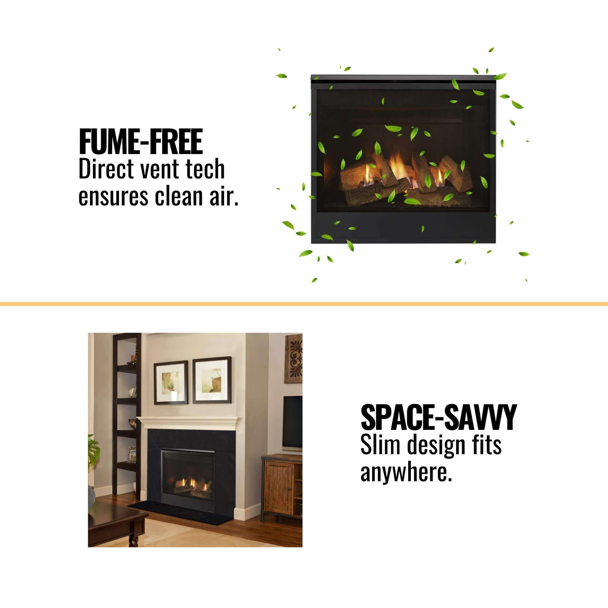 Majestic Mercury 32-Inch Direct Vent Natural Gas Fireplace [MERC32IN] (SAK15031) – SAKSBY WHOLESALE, view 10