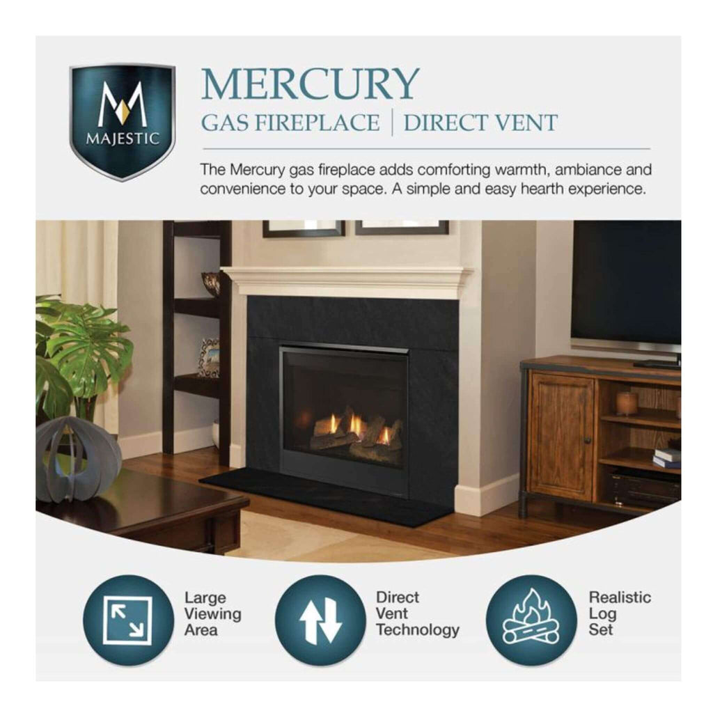 Majestic Mercury 32-Inch Direct Vent Natural Gas Fireplace [MERC32IN] (SAK15031) – SAKSBY WHOLESALE, view 7