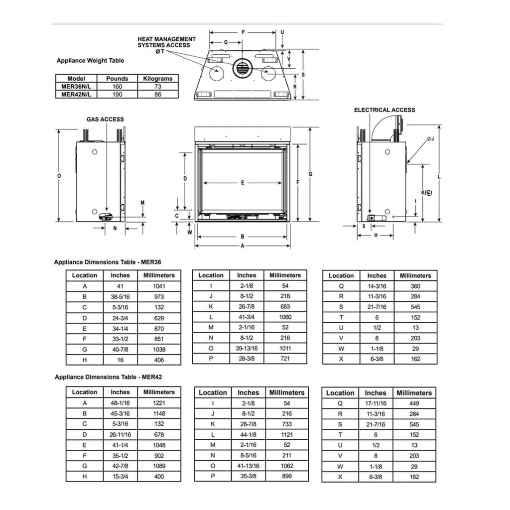 Majestic Meridian 42-Inch Natural Gas Fireplace [MER42N] (SAK43895) – SAKSBY WHOLESALE, view 13