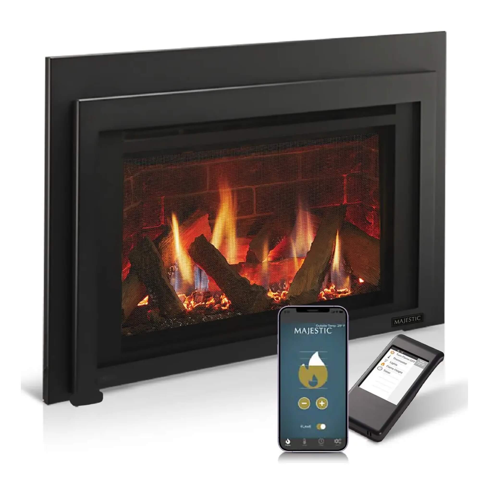 Majestic Ruby 30-Inch Direct Vent Natural Gas Insert With Intellifire Touch Ignition [RUBY30IN] (SAK52891) – SAKSBY WHOLESALE