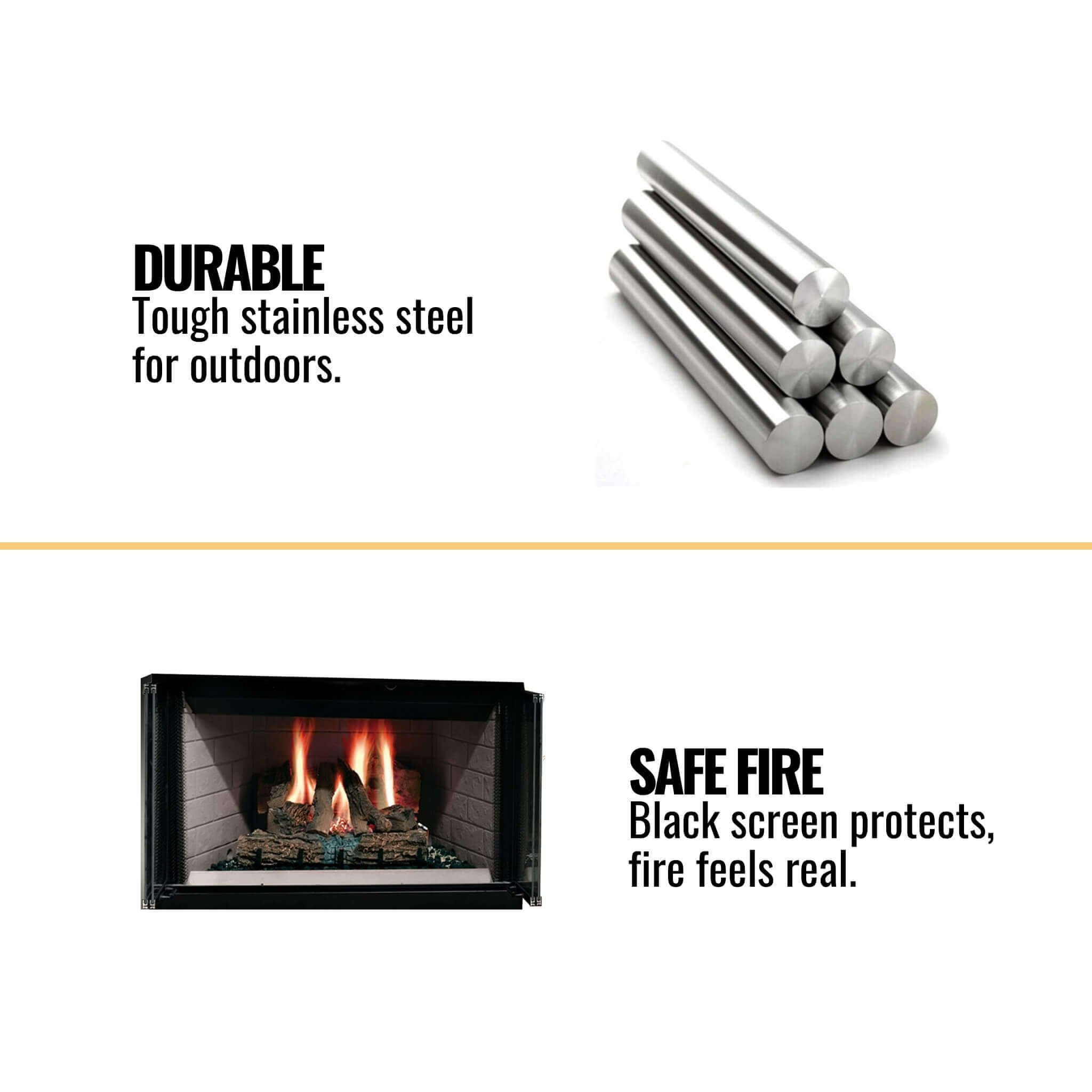 Majestic Sovereign 42-Inch Black Wood Burning Fireplace [SA42R/C] (SAK59347) – SAKSBY WHOLESALE, view 11