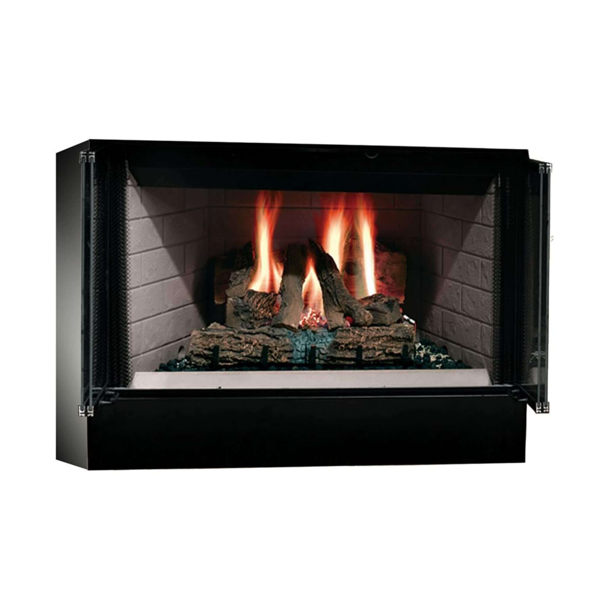 Majestic Sovereign 42-Inch Black Wood Burning Fireplace [SA42R/C] (SAK59347) – SAKSBY WHOLESALE, view 3
