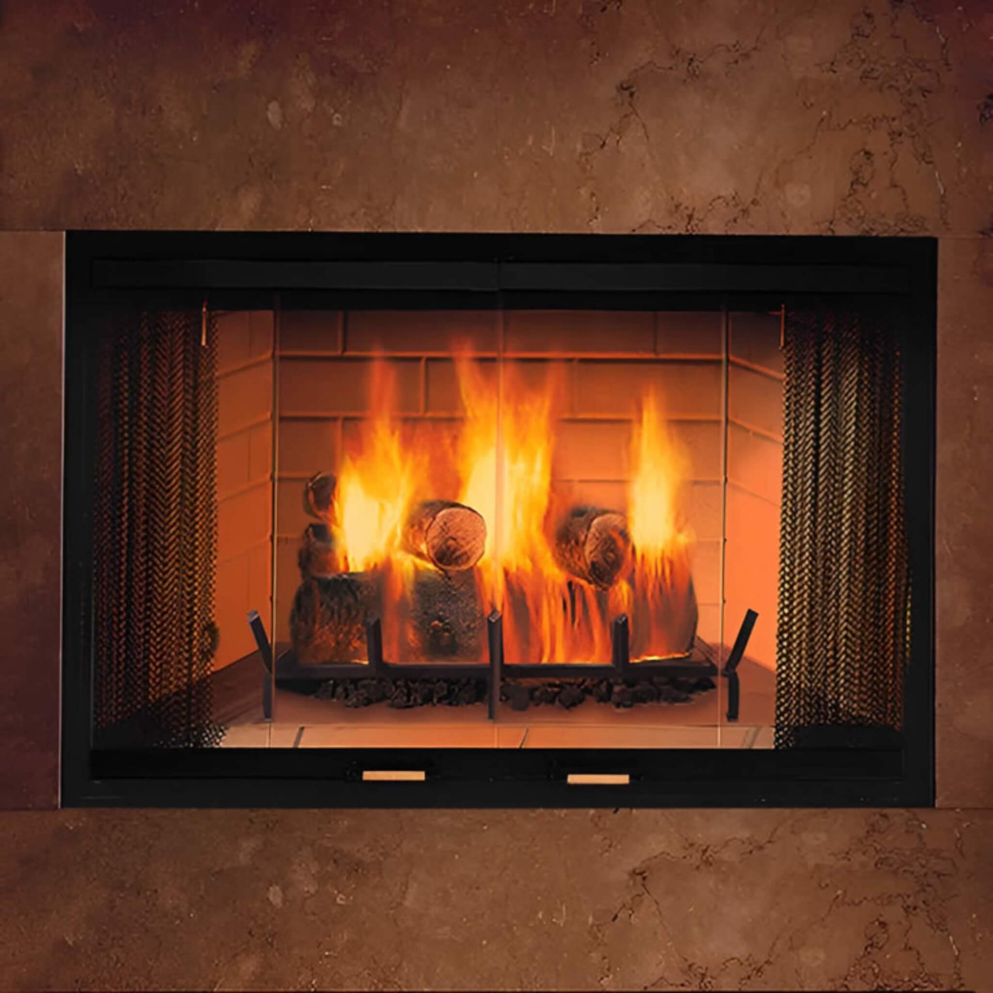 Majestic Sovereign 36-Inch Black Wood Burning Fireplace [SA36R/C] (SAK61347) – SAKSBY WHOLESALE, view 8
