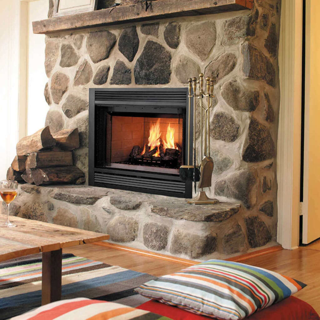 Majestic Sovereign 42-Inch Black Wood Burning Fireplace [SA42R/C] (SAK59347) – SAKSBY WHOLESALE, view 4