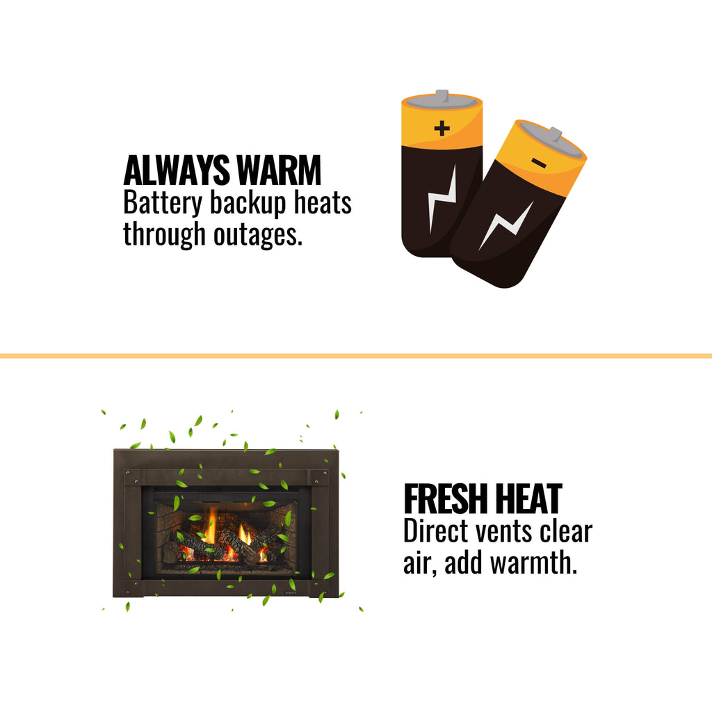 Majestic Trilliant 30-Inch Direct Vent Gas Fireplace Insert [TRILLIANT30IN] (SAK51984) – SAKSBY WHOLESALE, view 6