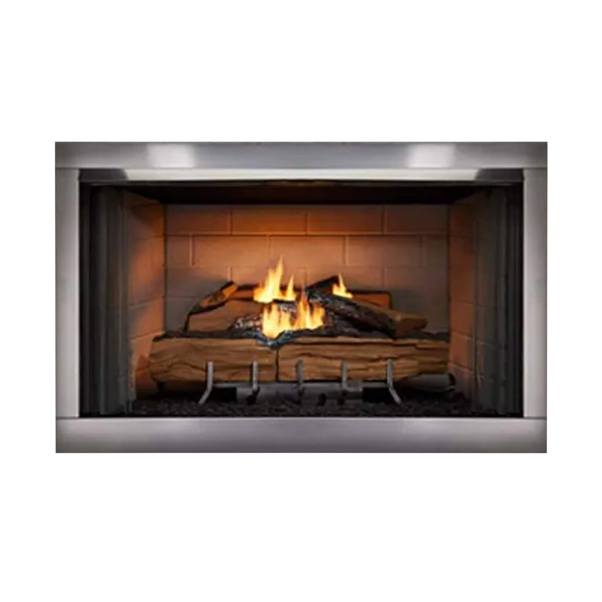 Majestic Vesper 42-Inch Traditional Concrete Refractory Outdoor Gas Fireplace [VOFB42-T] (SAK61435) – SAKSBY WHOLESALE
