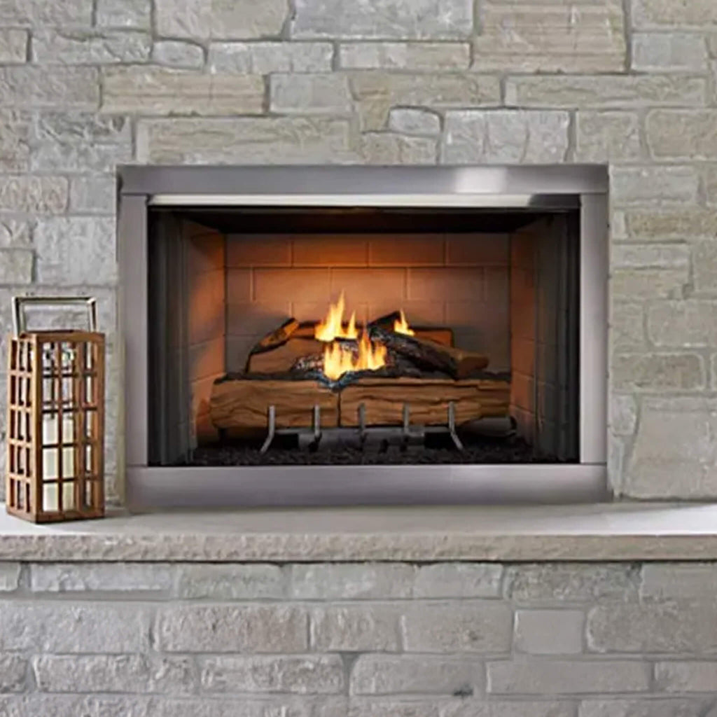 Majestic Vesper 42-Inch Traditional Concrete Refractory Outdoor Gas Fireplace [VOFB42-T] (SAK61435) – SAKSBY WHOLESALE, view 